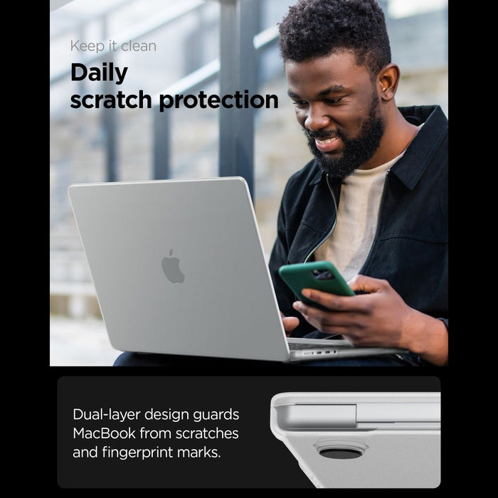 Spigen AirSkin Case for MacBook Pro 16" 2021 / 2023 / 2024 / 2025 / 2026 - Transparent Matte