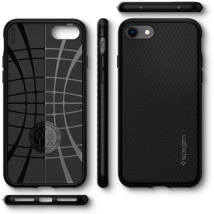 Spigen Liquid Air Case for iPhone 7 / 8 / SE 2020 / SE 2022 - Black