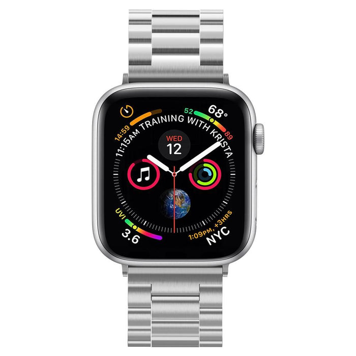 Spigen Modern Fit Band for Apple Watch 4/5/6/7/8/9/SE/Ultra (42/44/45/49 mm) - Silver