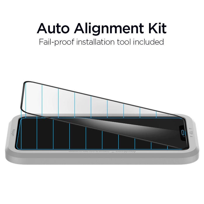 Spigen ALM Glass FC Tempered Glass for iPhone 11 / XR - Black