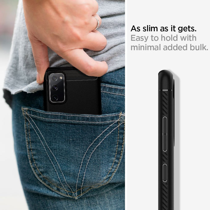 Spigen Rugged Armor Case for Samsung Galaxy S20 FE - Matte Black