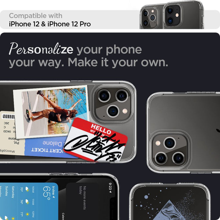 Spigen Ultra Hybrid Case for iPhone 12 / iPhone 12 Pro - Clear