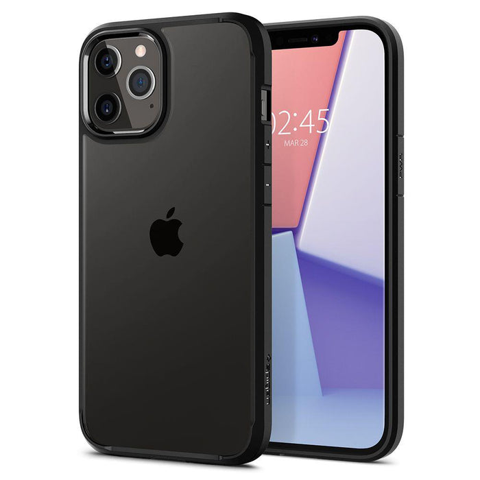 Spigen Ultra Hybrid Case for iPhone 12 / iPhone 12 Pro - Matte Black