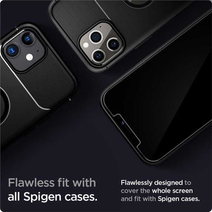 Spigen Glas.tR EZ Fit Tempered Glass for iPhone 12 / iPhone 12 Pro - 2 pcs.
