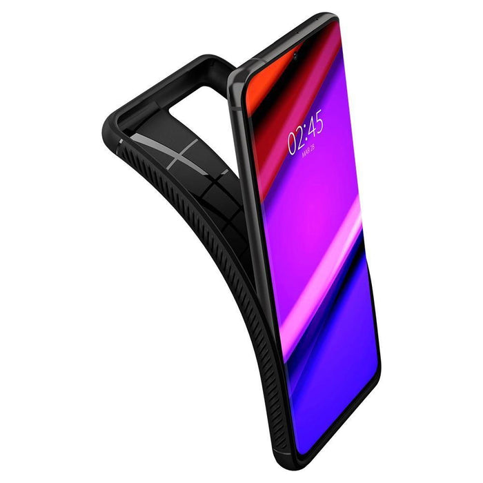Spigen Rugged Armor Case for Samsung Galaxy S21 Ultra - Matte Black