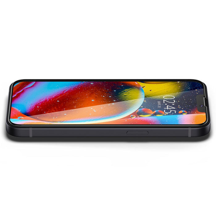 Spigen Glass FC Tempered Glass for iPhone 13 / 13 Pro / 14 / 16e / 17e - Black