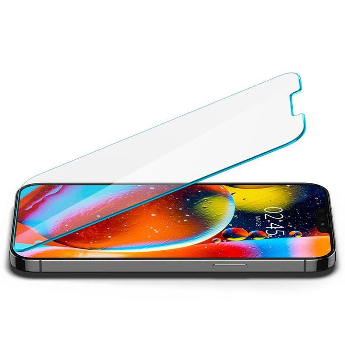Spigen Glas.tR EZ Fit Tempered Glass for iPhone 13 / 13 Pro / 14 / 16e / 17e - 2 pcs.