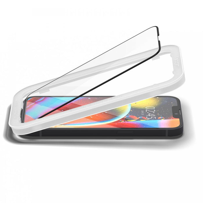 Spigen ALM Glass FC Tempered Glass for iPhone 13 / 13 Pro / 14 - Black