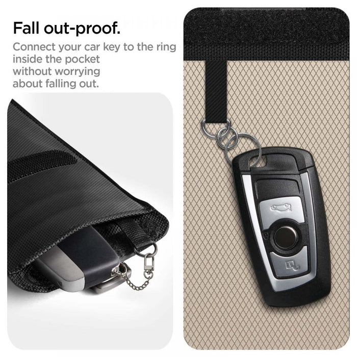 Anti-theft Spigen Pouch Keyless RFID Signal Blocker - black