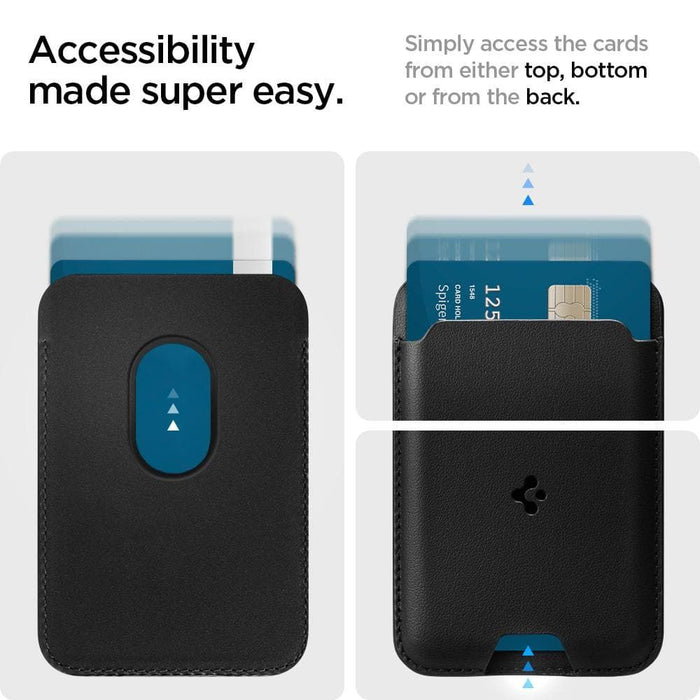 Spigen Valentinus Magnetic Wallet with MagSafe - Black