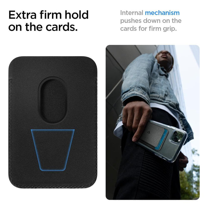 Spigen Valentinus Magnetic Wallet with MagSafe - Black