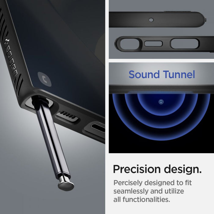 Spigen Liquid Air Case for Samsung Galaxy S22 Ultra - Matte Black