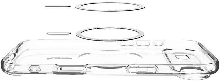 Spigen Ultra Hybrid MagSafe Case for iPhone 17 Air - Clear and White