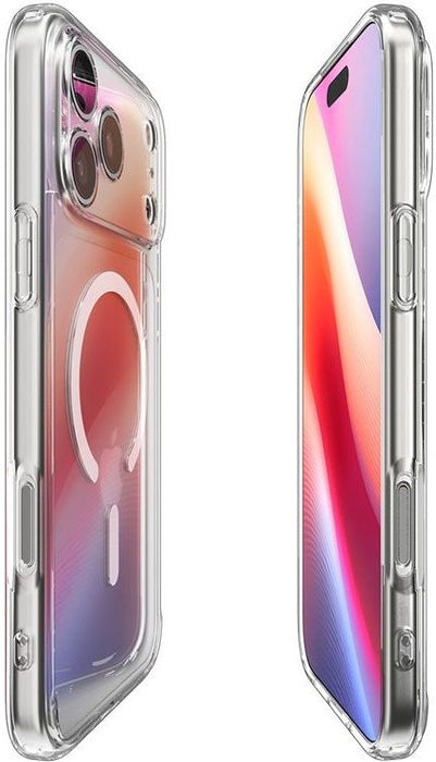 Spigen Ultra Hybrid MagSafe Case for iPhone 17 Pro Max - Clear and White