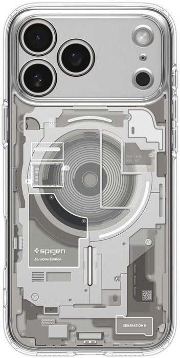 Spigen Ultra Hybrid MagSafe case for iPhone 17 Pro Zero One - titanium