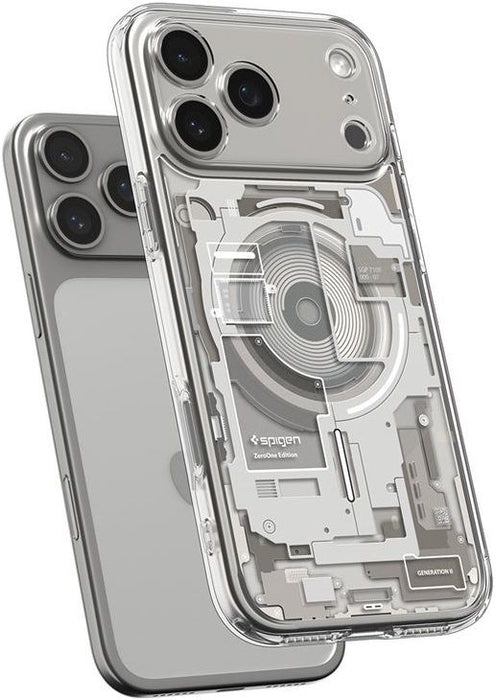 Spigen Ultra Hybrid MagSafe case for iPhone 17 Pro Zero One - titanium