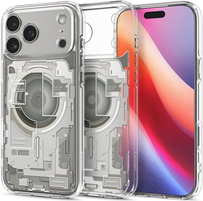 Spigen Ultra Hybrid MagSafe case for iPhone 17 Pro Zero One - titanium