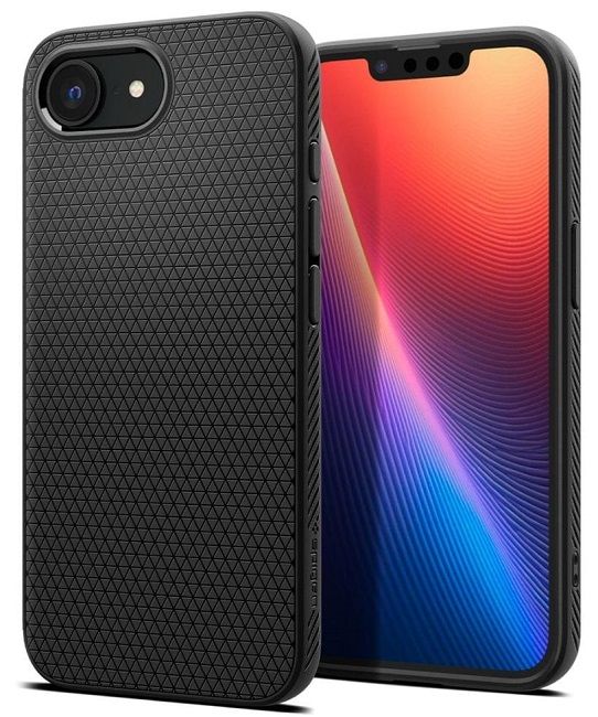Spigen Liquid Air Case for iPhone 16e / 17e - Matte Black