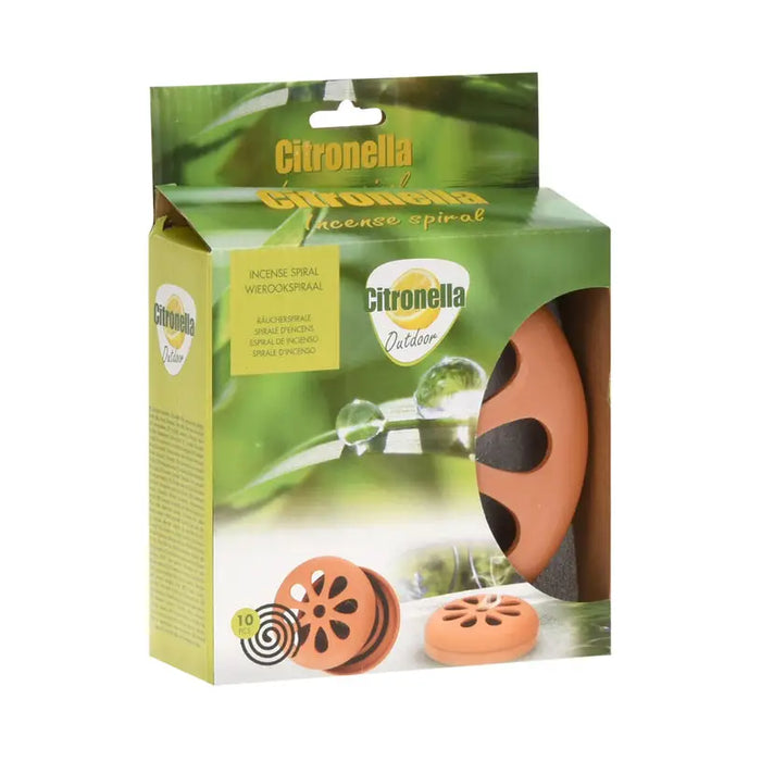 SPIRALS AGAINST MOSQUITOS 10PCS WITH HOLDER 420000750 - Защита от насекоми<<<Защита от