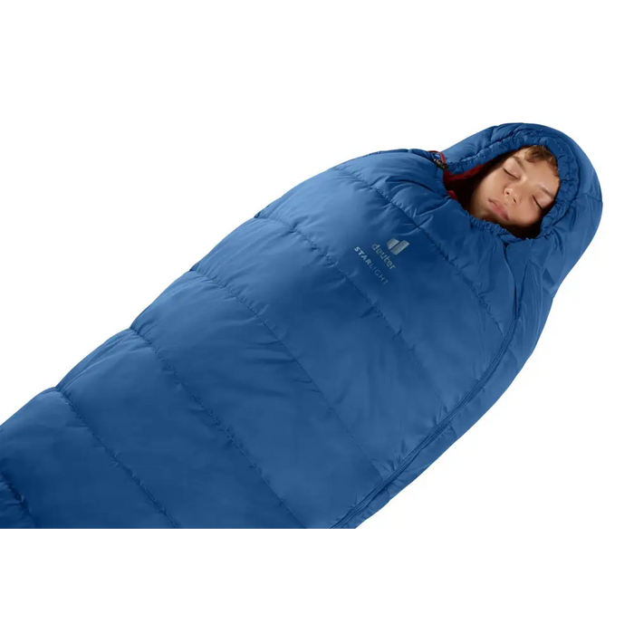 Śpiwór dziecięcy Deuter Starlight (130-170 cm) - nightblue/redwood - Sleeping bagsKEM-SPI<<<CampingKEM<<<ActionPL