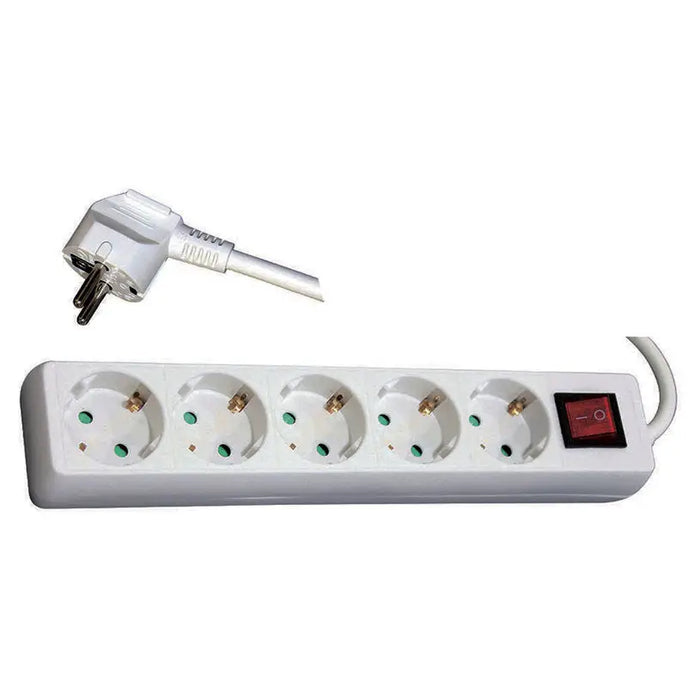 SPLITTER 5 SOCKETS 5M KONEKTO 3G1.5MM - Разклонители и адаптери<<<Електроматериали<<<Praktiker&&&Разклонители и