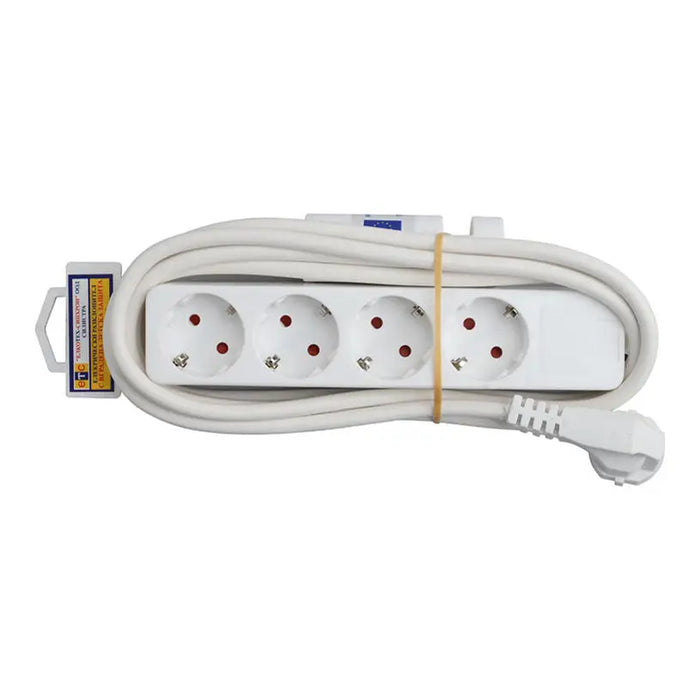SPLITTER WITH CABLE ETC 4 SOCKETS 3M IMP 74031 - Разклонители и адаптери<<<Електроматериали<<<Praktiker&&&Разклонители