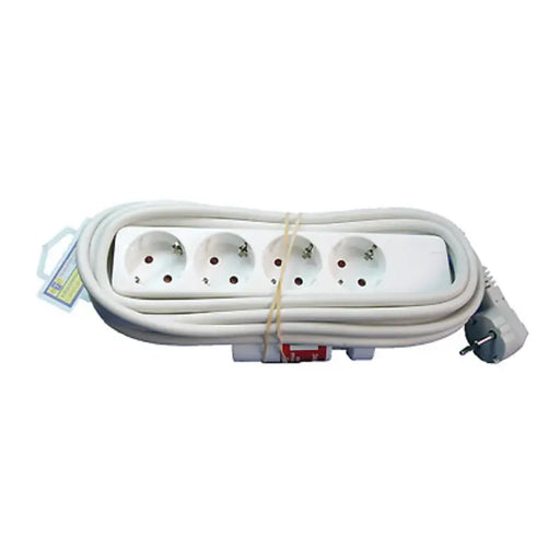 SPLITTER WITH CABLE ETC 4 SOCKETS 5M IMP 74051 - Разклонители и адаптери<<<Електроматериали<<<Praktiker&&&Разклонители