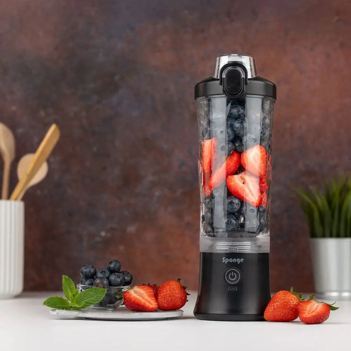 Sponge Cordless cup blender 0.6l Black - Mixers / blendersAGD-MIB<<<Home Appliance - ProductsAGD<<<ActionPL