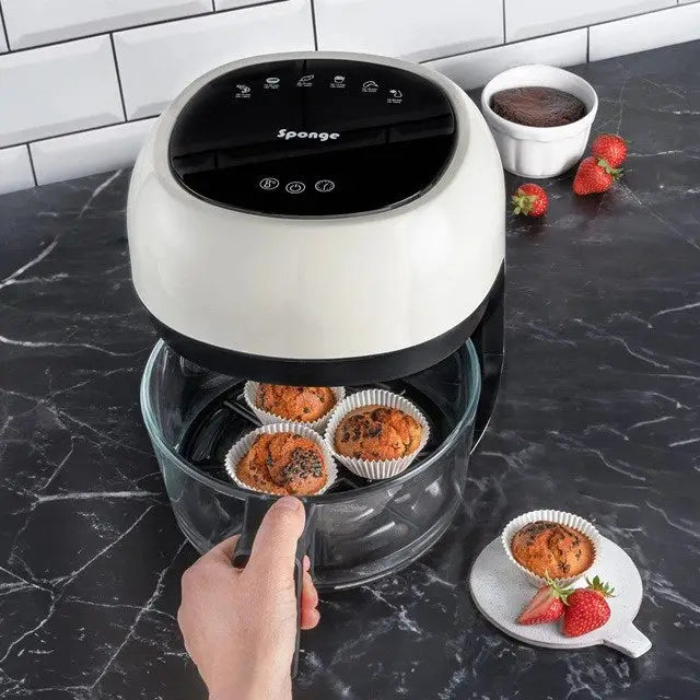 Sponge Greaseless deep fat fryer 4l Black White - FryersAGD-FRY<<<Home Appliance - ProductsAGD<<<ActionPL