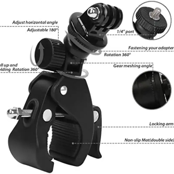 Sports camera holder rotates 360 degrees - Photo accessories<<<HurtelXML