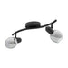 SPOT 2XE14 BLACK EGLO POLLICA - Спотове<<<Вътрешно осветление<<<Мебели и интериор<<<Praktiker&&&Спотове<<<Вътрешно