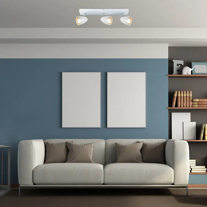 SPOT 3XGU10 WHITE RABALUX PERICO - Спотове<<<Вътрешно осветление<<<Мебели и интериор<<<Praktiker&&&Спотове<<<Вътрешно