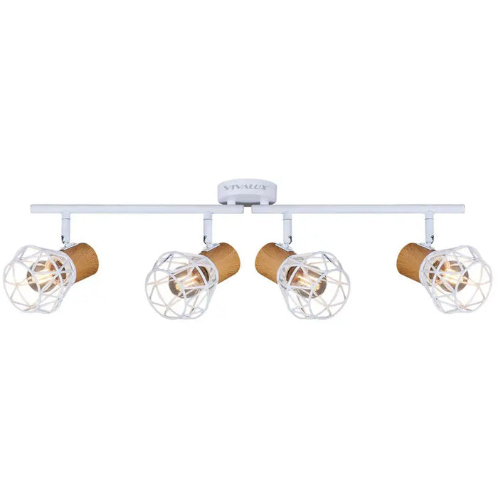 SPOT 4XE27 WHITE VIVALUX FRODO - Спотове<<<Вътрешно осветление<<<Мебели и интериор<<<Praktiker&&&Спотове<<<Вътрешно