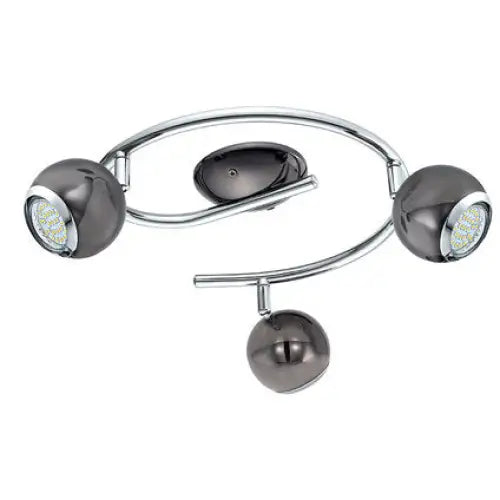 SPOT BIMEDA G-FORM 3XGU10 3W BLACK/XROM EGLO BIMEDA - Спотове<<<Вътрешно осветление<<<Мебели и