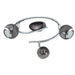 SPOT BIMEDA G-FORM 3XGU10 3W BLACK/XROM EGLO BIMEDA - Спотове<<<Вътрешно осветление<<<Мебели и