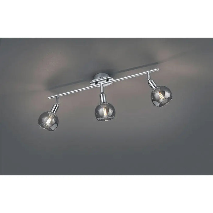 SPOT E14 TRIPLE SMOKED GLASS REALITY BREST - Спотове<<<Вътрешно осветление<<<Мебели и