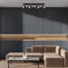 SPOTLIGHT 4XGU10 BLACK RABALUX PERICO - Спотове<<<Вътрешно осветление<<<Мебели и