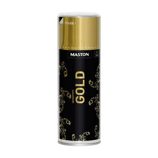 SPRAY PAINT WITH DECO EFFECT GOLD 400 ML MASTON - Спрей бои<<<Бои за метал и дърво<<<Бои и лакове<<<Praktiker