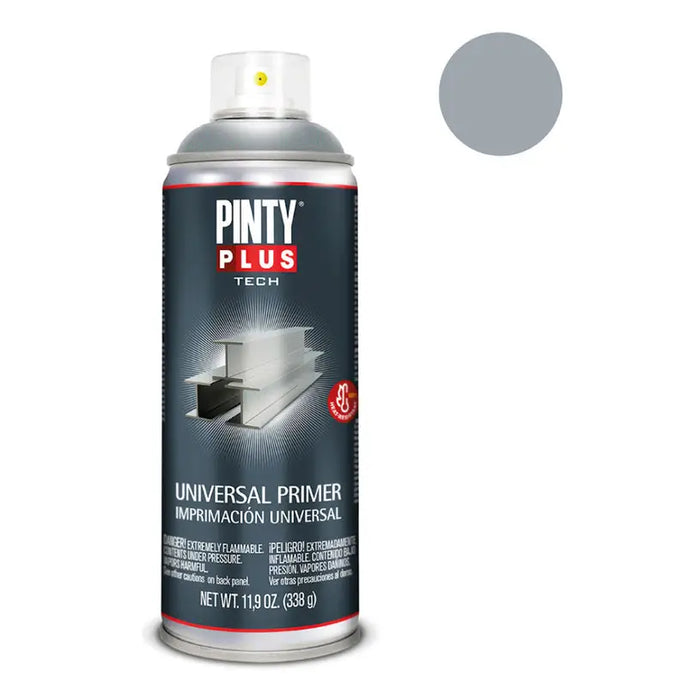 SPRAY PRIMER FOR IRON GRAY 400 ML PINTY PLUS - Спрей бои<<<Бои за метал и дърво<<<Бои и лакове<<<Praktiker