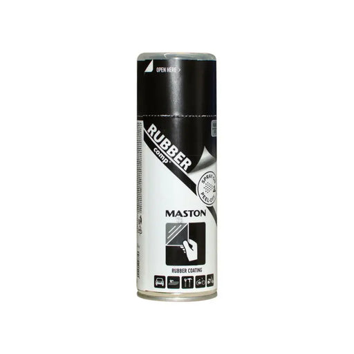 SPRAY RUBBER COATING 400 ML BLACK MASTON - Спрей бои<<<Бои за метал и дърво<<<Бои и лакове<<<Praktiker