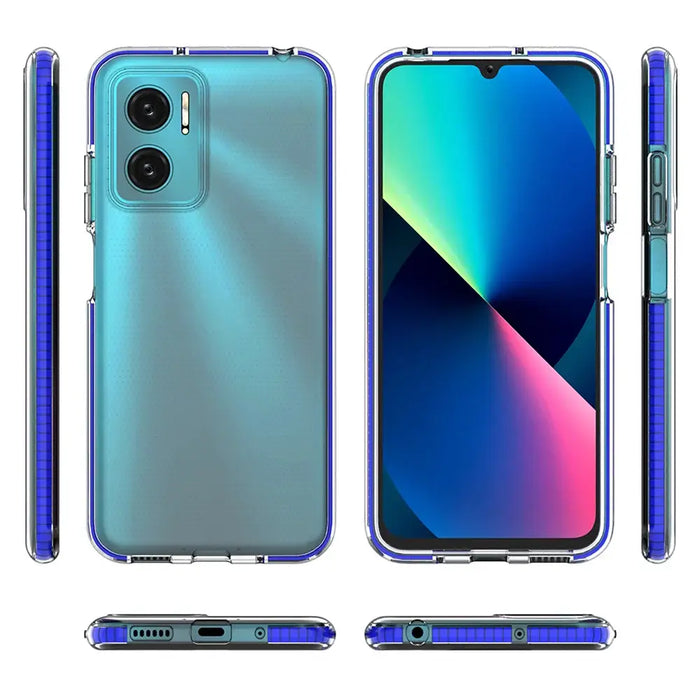 Spring Case Cover for Xiaomi Redmi Note 11E /Redmi 10 5G / Redmi 10 Prime+ 5G / Poco M4 5G Silicone Cover with Frame