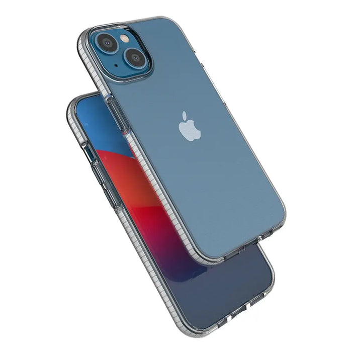 Spring Case case for iPhone 14 silicone case with a frame black - Cell phone cases and covers<<<HurtelXML