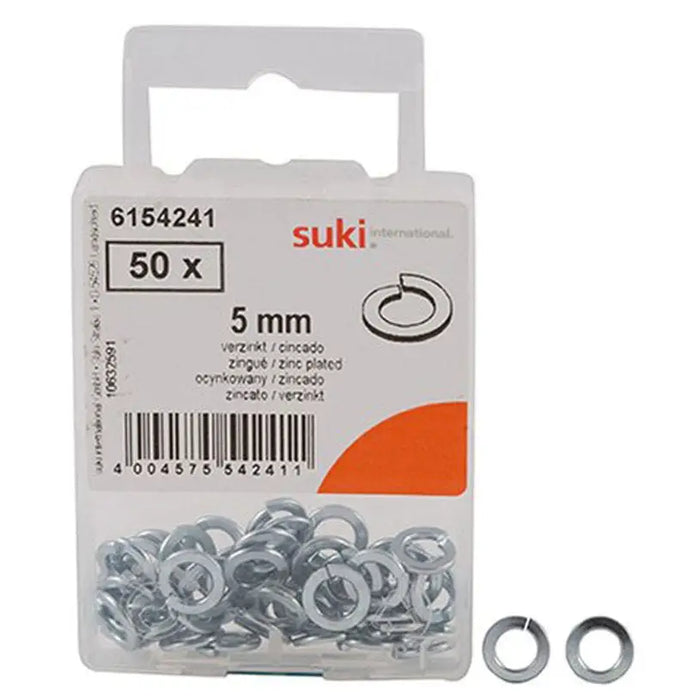 SPRING GALVANIZED WASHER 5 MM SUKI - Болтове и гайки<<<Винтове и болтови съединения<<<Инструменти и