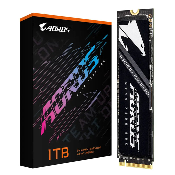 SSD Gigabyte AORUS 7300 1TB NVMe PCIe Gen4 SSD w/o Heatsink - Solid State Drive (SSD) дискове<<<Компютърни