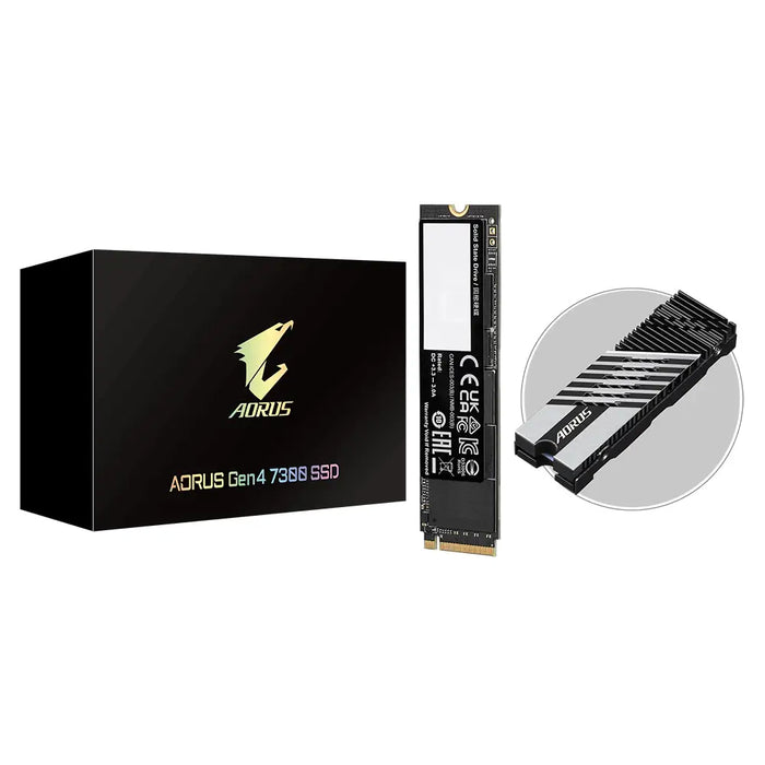 SSD Gigabyte AORUS 7300 2TB NVMe PCIe Gen4 SSD - Solid State Drive (SSD) дискове<<<Компютърни компоненти<<<ValiAPI