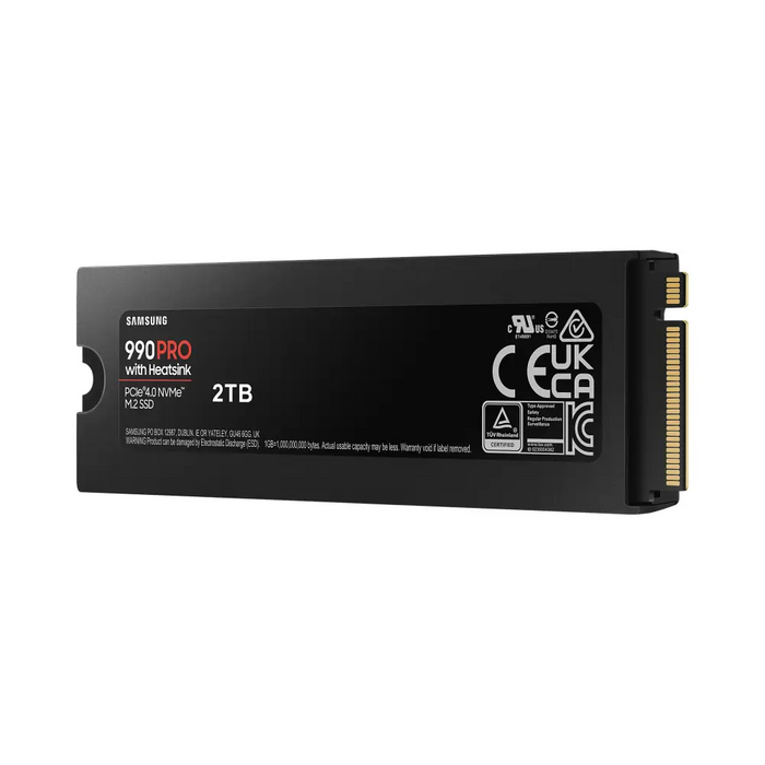 SSD SAMSUNG 990 PRO with Heatsink 2TB MZ-V9P2T0CW - Вътрешни SSD M.2 PCIe<<<SAMSUNG памети SSD и