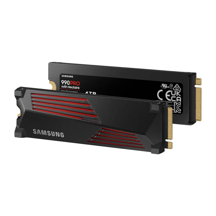 SSD SAMSUNG 990 PRO with Heatsink 4TB MZ-V9P4T0CW - Вътрешни SSD M.2 PCIe<<<SAMSUNG памети SSD и
