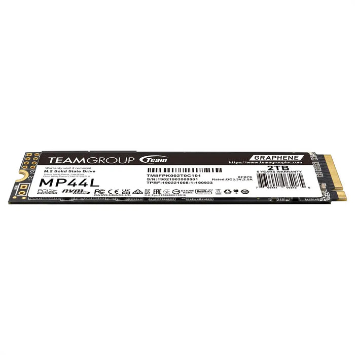 SSD Team Group MP44L M.2 2280 NVMe 2TB PCI-e 4.0 x4 - Solid State Drive (SSD) дискове<<<Компютърни