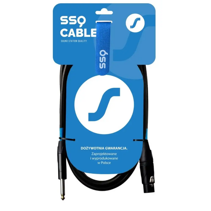 SSQ Cable XZJM5 - Jack mono - XLR female cable 5 metres - WiresNGL-KAB<<<Sound systemNGL<<<ActionPL