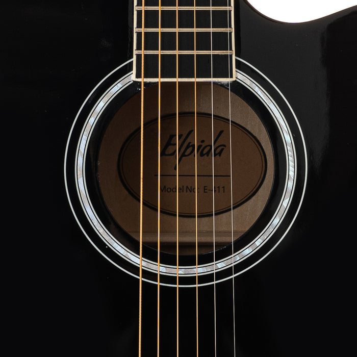 ACOUSTIC GUITAR ELPIDA E411B BLACK